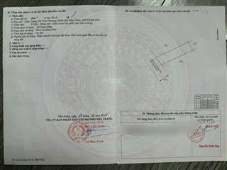 Đất đẹp phường tây cách trung tâm nha trang 7km. đường 6m sát hương lộ 45