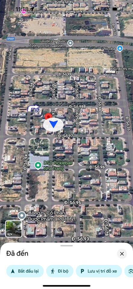 Chính chủ bán lô đất 48lk511 mỹ gia gói 5 nha trang  giá 5.6 tỷ 100m2 hướng tây nam