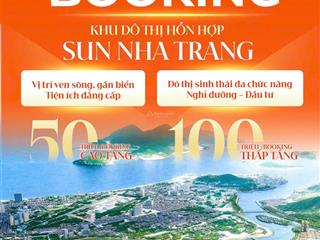 Chính thức nhận booking khu đô thị hỗn hợp sun group nha trang, 3 mặt giáp sông.  0943 200 ***