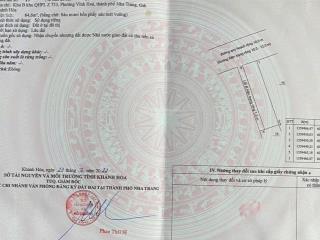 Chính chủ nhờ bán đất khu z753, p. vĩnh hòa, giá chốt 2.37 tỷ, 64,6m2