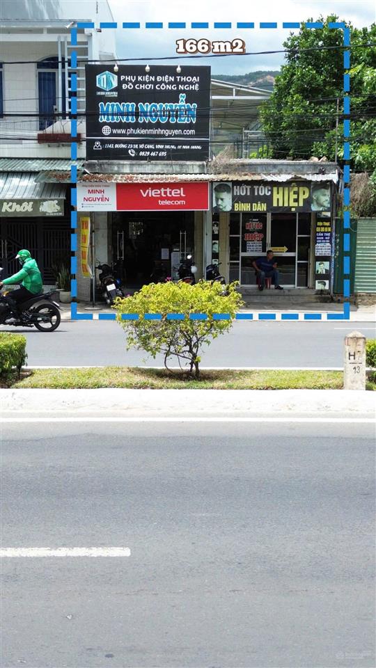 Chính chủ nhờ bán mặt tiền kinh doanh vip, đường 23/10 vĩnh trung. 166m2 ngang 6.5m. giá chỉ 7.5 tỷ