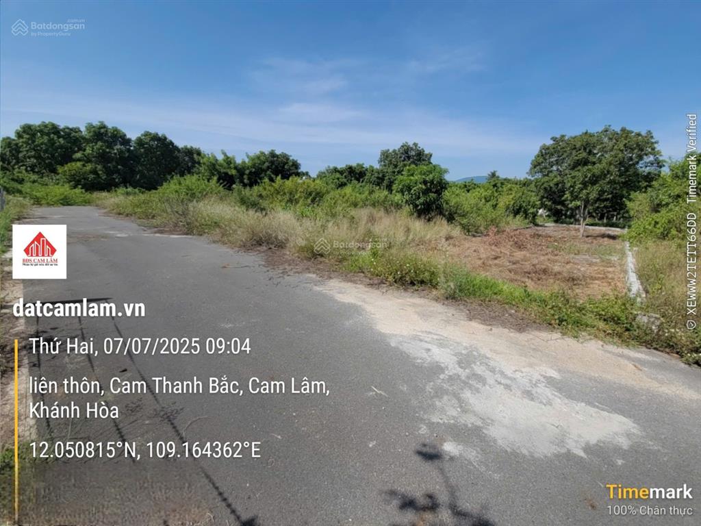 Đất full thổ cư mặt đầm cam thành bắc giáp cam đức 147m2 giá 1tỷ764. gọi ngay 0969 876 ***