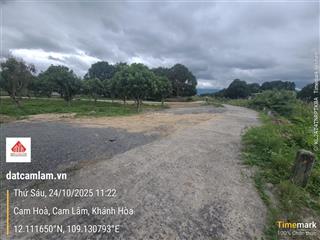 Đất cam lâm thổ cư 133.3m2 đường ô tô view kênh giá 1.4 tỷ. gọi ngay 0969 876 ***