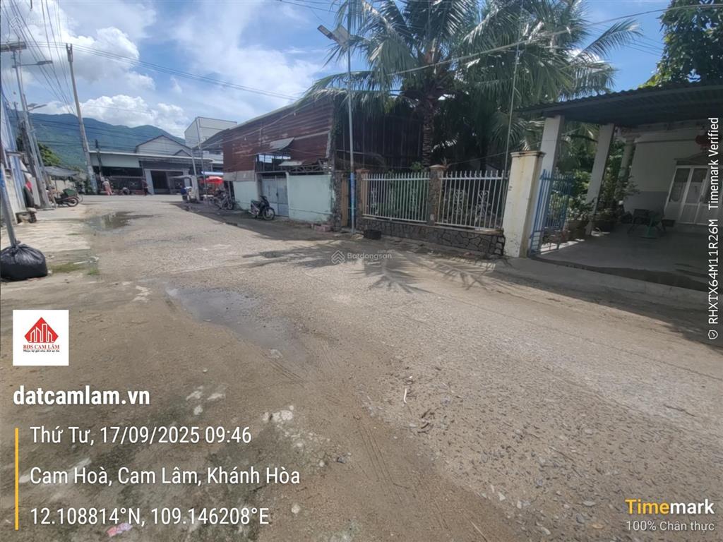 Bán đất cam lâm 2 mặt tiền đường lớn trước sau gần đầm thủy triều giá 16 triệu/m2