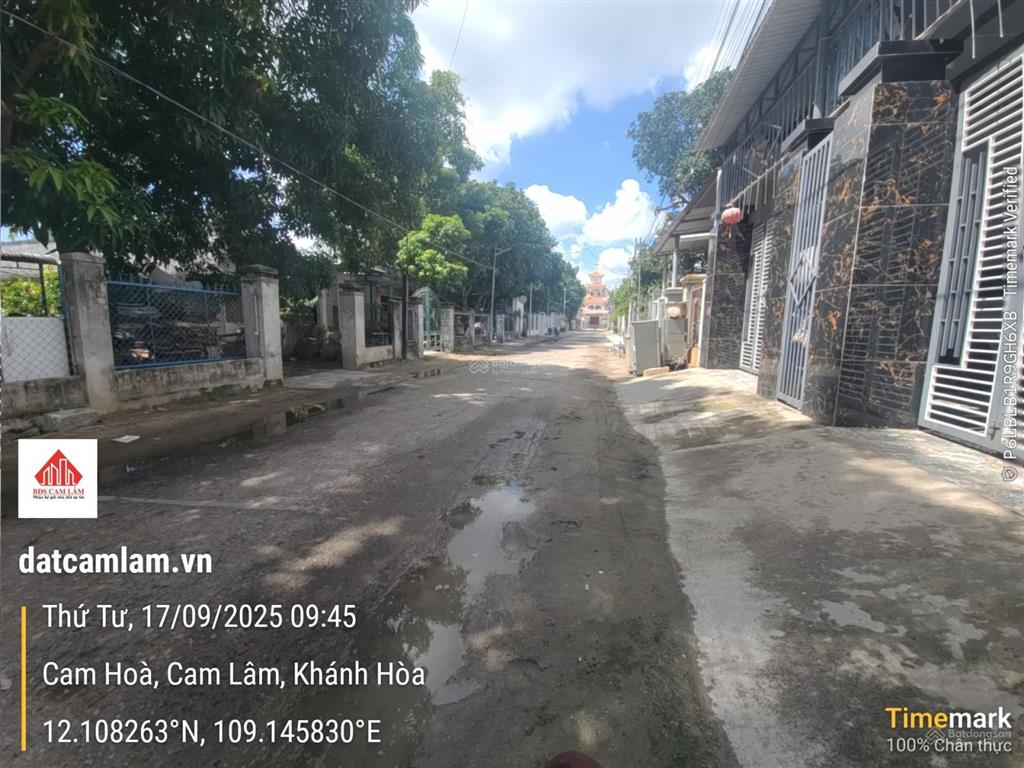 Bán đất cam lâm 2 mặt tiền đường lớn trước sau gần đầm thủy triều giá 16 triệu/m2