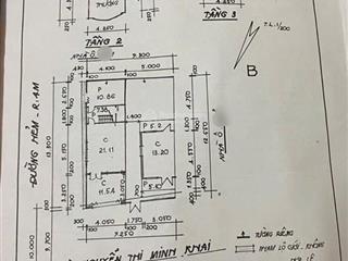 Hàng hiếm giá tốt căn góc 2 mặt tiền đường nguyễn thị minh khai ( ngang hơn 9m )