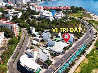 Hàng hiếm giá ngộp bán lô đất view biển đường phạm văn đồng, gần bãi tắm hòn chồng  chỉ 229.5tr/m2