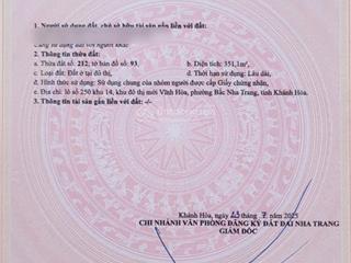 Chính chủ gửi bán lô biệt thự đường huỳnh văn nghệ, gần bến du thuyền giá đầu tư