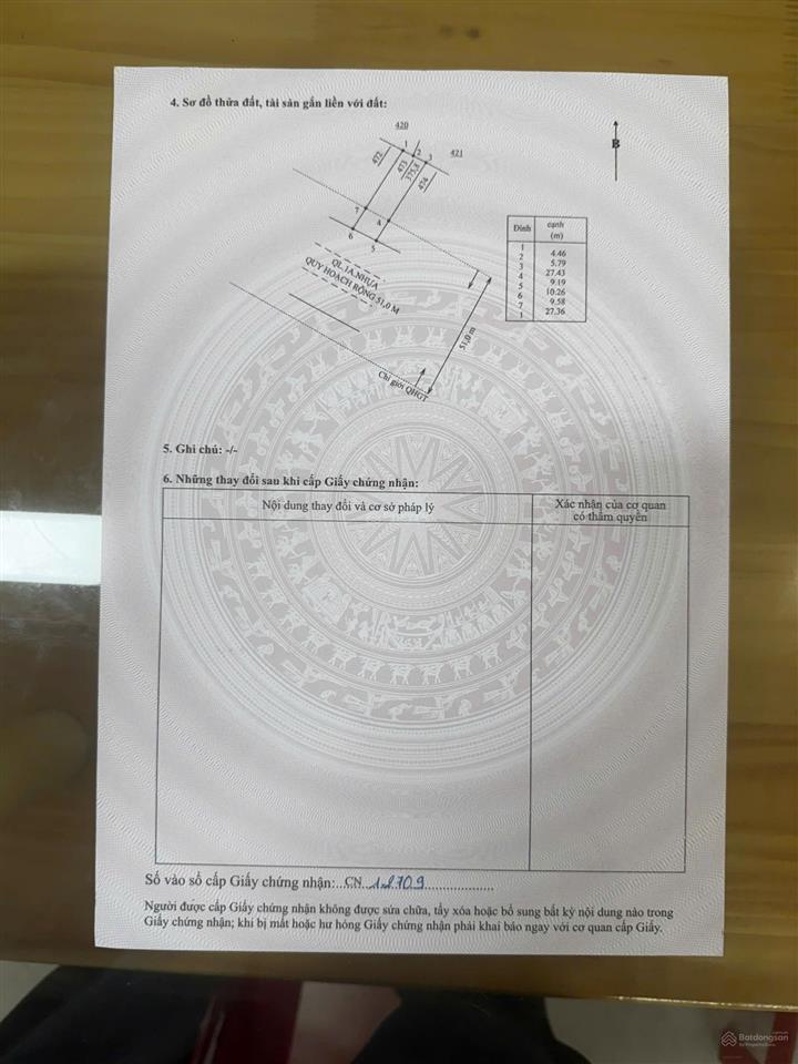 Mặt tiền quốc lộ 1a tại cam hòa  cam lâm kdc giữ lại không bị quy hoạch chỉ 520 triệu/ mét ngang
