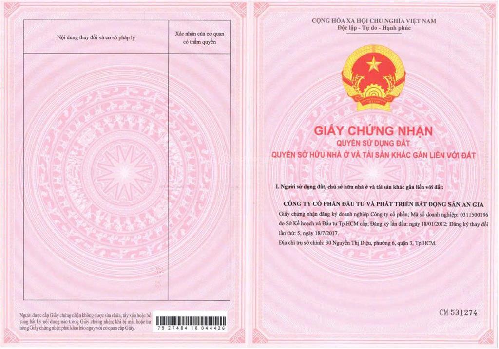 Chính chủ gửi bán căn shophouse sẵn hđt giá 12.5 tỉ thương lượng. 0938 793 ***