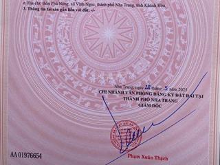 Bán đất 2 mặt tiền, hẻm ô tô, phú nông, vĩnh ngọc, lô đất đẹp, giá cực tốt.  0905 211 ***