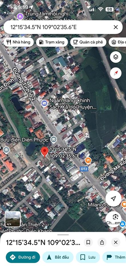 Bán đất full thổ cư 2 mặt tiền phò thiện diên phước đất đẹp , giá tot. 0905 211 ***