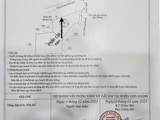 Siêu phẩm đường tỉnh lộ 2 xã diên lạc giá chỉ 11tr/m2