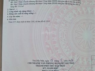 Bán đất 189m2 tại trần ngọc lên, định hòa, thủ dầu một, bình dương chỉ với giá cực chất 7,9 tỷ
