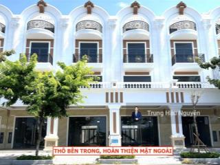 Nhà 2 mặt tiền lê trọng tấn kế công viên hồ  đảo phú gia phú cường, 5x24m 4 tầng, hoàn thiện ngoài