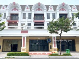 Shophouse mặt tiền lê trọng tấn  đảo phú gia phú cường, lộ 16m, 7x24m, 3 tầng, sổ hồng hoàn công
