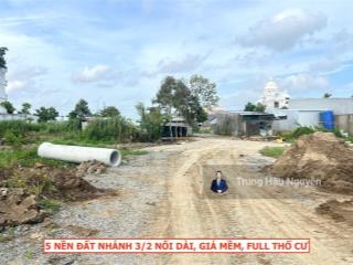 Còn 5 nền đất kdc đường 3/2 nối dài, lộ 14m, 75100m2, full thổ, sổ hồng, giá đầu tư 6xx7xx triệu