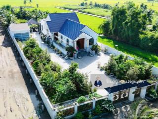 Biệt thự vườn tân cổ điển mặt tiền ngô thì sĩ  an bình rạch giá. lộ 11m, 25x124m, hoàn thiện, shr