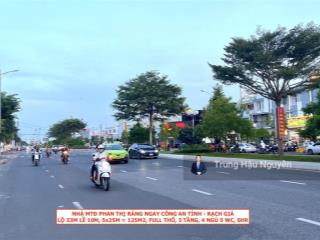 Nhà mtđ phan thị ràng ngay công an tỉnh  trung tâm rg, lộ 33m lề 10m, 5x25m, 3 tầng, 4pn 5wc, shr
