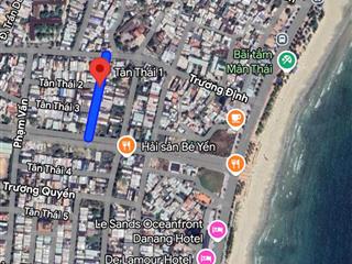 Bán lô đất biển đường 7m5 tân thái 1, gần ngay bãi biển mân thái, quận sơn trà