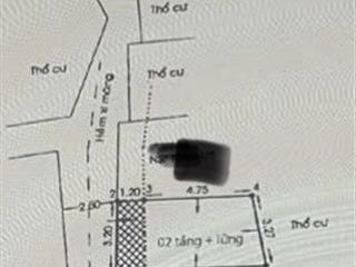 Ngay lê đức thọ, nguyễn oanh, nhà 24m2, 3 lầu, 2 phòng ngủ, chỉ 2.75 tỷ