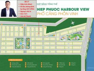 Bán gấp lô b3 ngay cổng 1, không vướng hạ tầng, sổ sẵn, hướng đông nam, hiệp phước harbour view