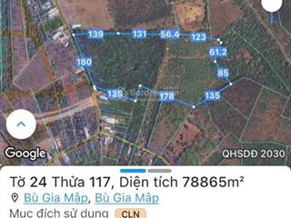 Bán 8ha đất ở huyện bù gia mập  bình phước