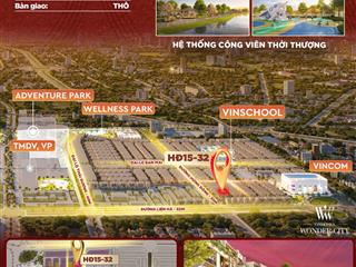 Bán biệt thự liền kề vinhomes wonder city, giá ưu đãi 18,837 tỷ, 96m2, view đẹp