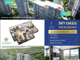 Cần bán gấp căn 75m2 tại sky oasis giá tốt nhất ecopark giá chỉ 60 triệu/m2.  0375 420 ***
