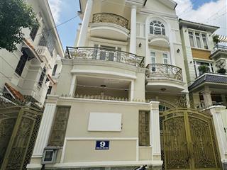 Hàng mới! bán biệt thự có hầm + ngang 10m kđt an phú  an khánh quận 2  dt 163.4m2  giá 45 tỷ