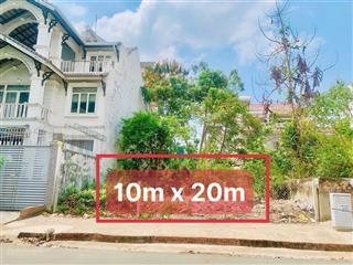 Bán đất ngang 10m xây biệt thự an phú, dt 205.9m2 (10m x20m)  giá 53.6 tỷ  sổ hồng riêng  e nhi