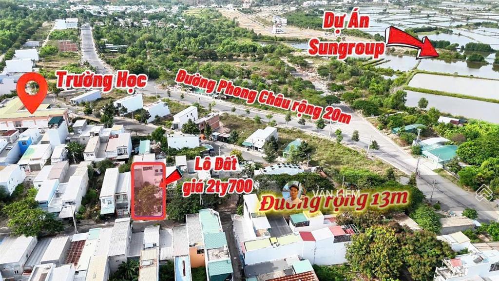 Bán đất tđc đất lành đường nhựa 13m diện tích 64m2 (ngang 4m) xây dựng tự do