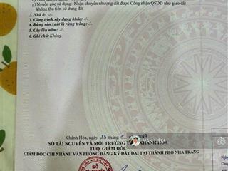 Cần tiền bán nhanh lô đất phước đồng, gần đường thái khang  85m2 full thổ cư
 pháp lý sổ riêng f