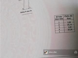 Đất diên an hẻm oto đường lầu ông huyện  diện tích  100.8m2 ( ngang 5m )
 đường rộng 5m
