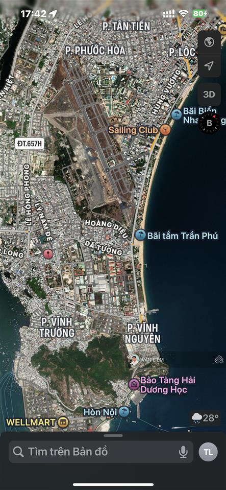 Đất tđc vĩnh trường nha trang ( lô góc ) 59.5m2 ngang 14.9m ( lô sạch ) hướng tây