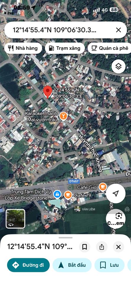 Bán lô đất mặt tiền đường huỳnh thúc kháng, diên toàn
+ gần bến xe phía nam nha trang +