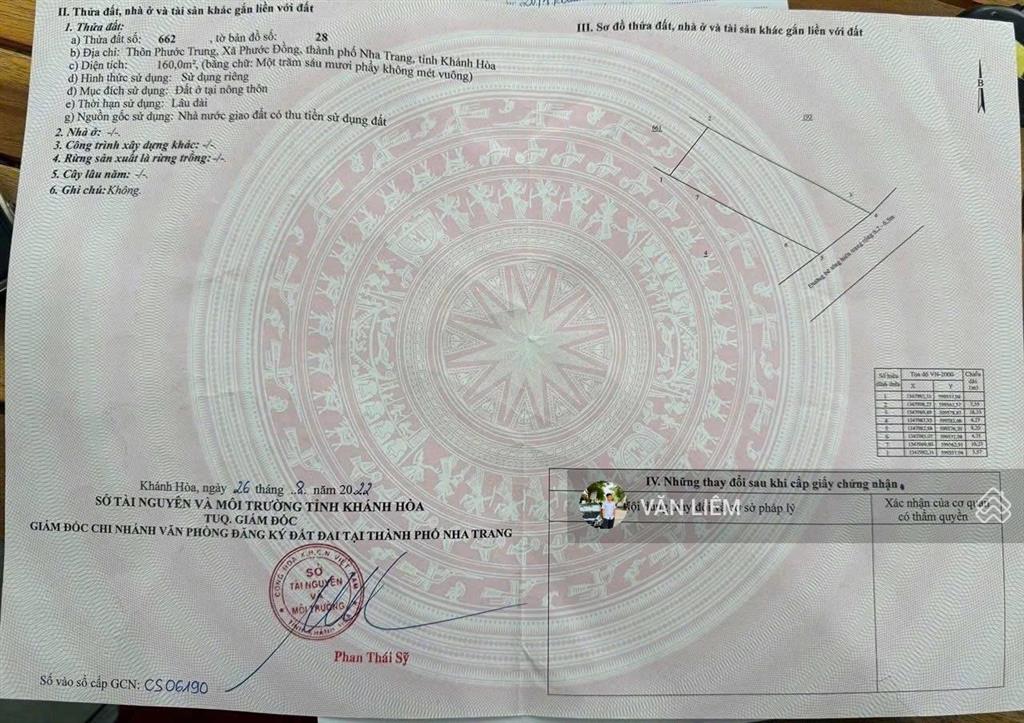 Bán lô đất 160m2 full thổ cư mặt tiền la văn cầu  phước đồng  nha trang
 diện tích 160m2 ngang 8