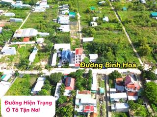 Bán lô đất đường ô tô cách đường bình hoà chỉ vài chục mét diện tích 95,6m2 (ngang 5m)