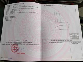 Bán đất 2 mặt tiền khu dân cư cạnh đường d30 phường tây nha trang 
diện tích  168m2 ngan