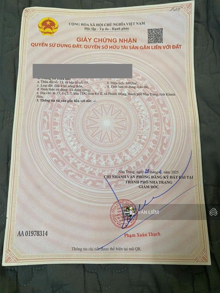 Cần tiền bán 2 lô hòn rớ 2  nam nha trang  nhánh sông  cạnh dự án sun
 0981 175 ***