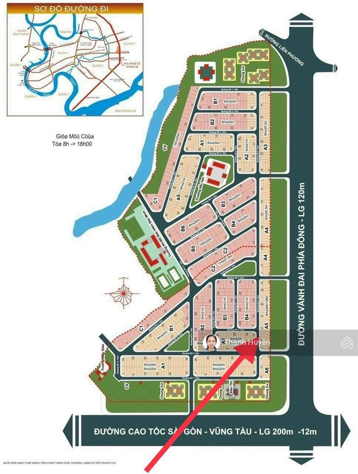 Bán đất kdc khang an  hoàng quân 6x20m, giá tốt vị trí đẹp ngay đường liên phường