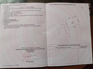 Bán lô đất đấu giá hồng sơn, mỹ đức, hà nội
