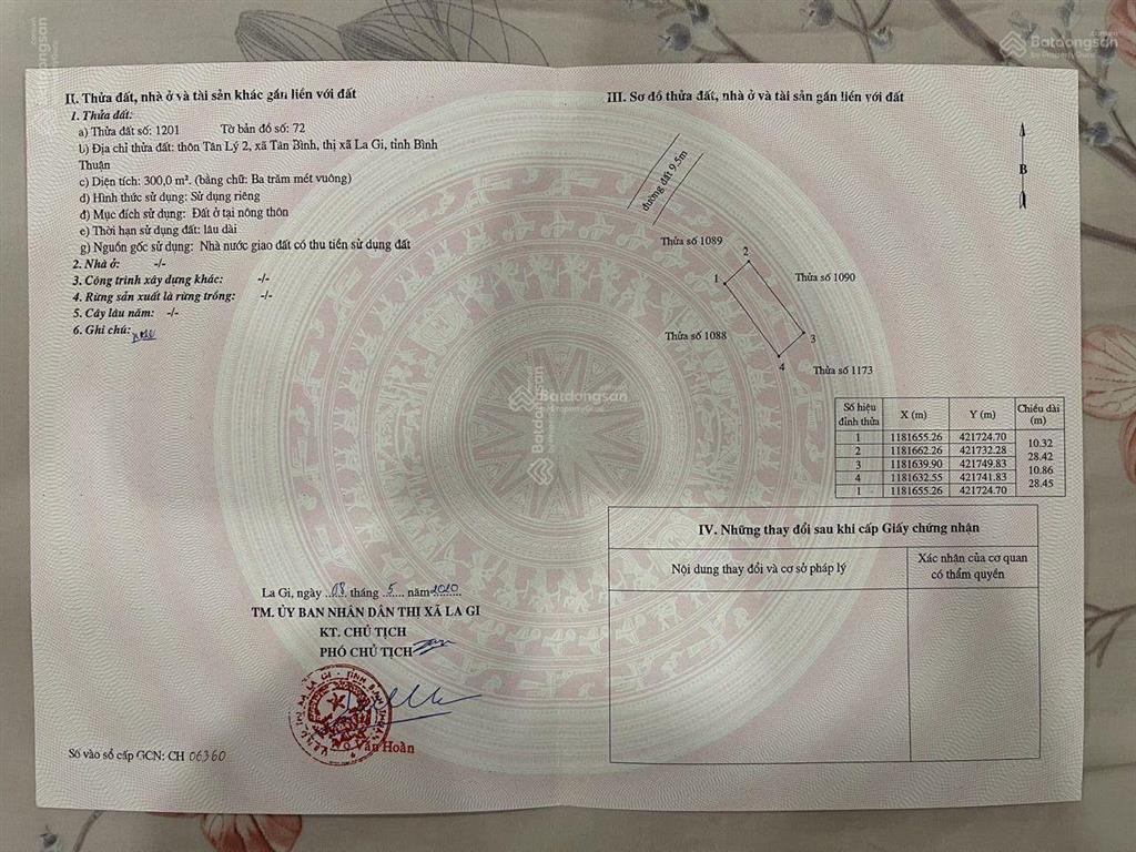 Đất 2 mặt tiền thổ vườn ven biển, vị trí đắc địa tiềm năng đầu tư tương lai, shr, zl 0904 787 ***