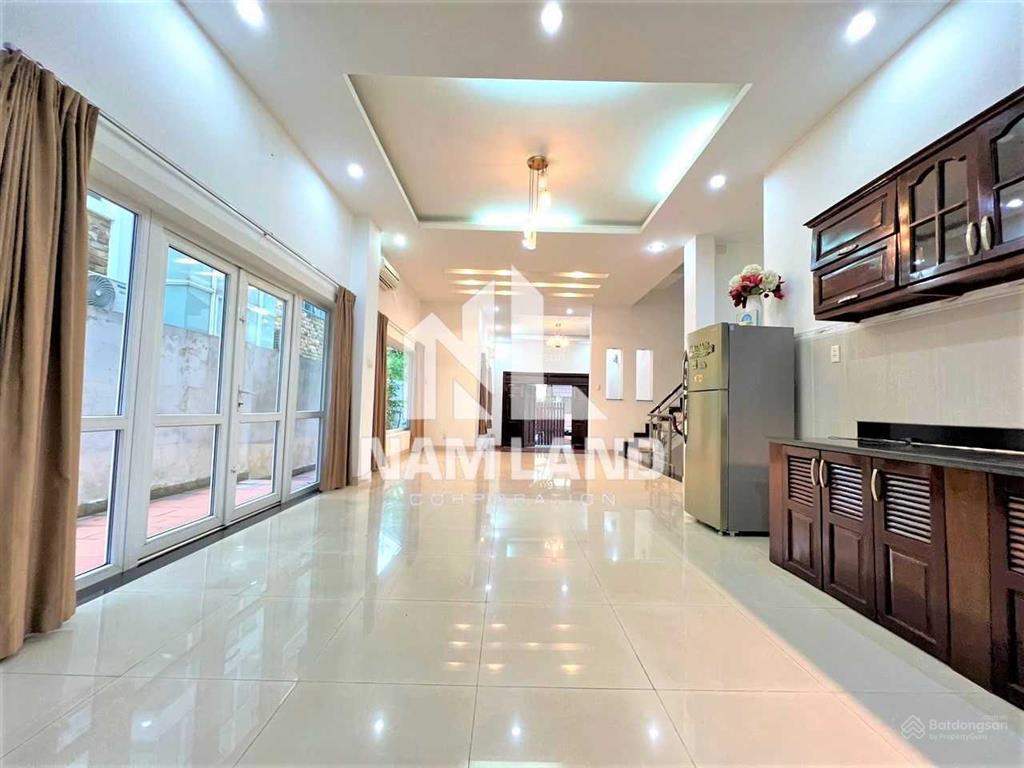 Cho thuê biệt thự nguyễn văn hưởng ngay trường bis thảo điền 400m2 gara 3 lầu 5 phòng để ở, công ty