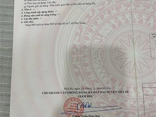 Đất góc 2 mặt tiền đào tông nguyên nhà bè
