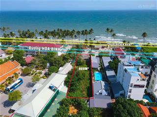 Bán đất 1000m2 tại hòa bình, hàm tiến, phan thiết, 27 tỷ vnd