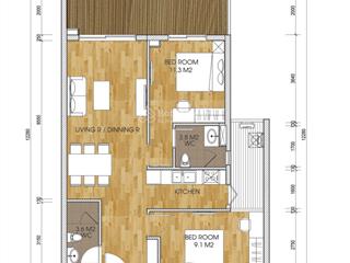 Hàng hiếm tại the two residence  gamuda garden, 6,7 tỷ, 89m2, 2pn, 2wc