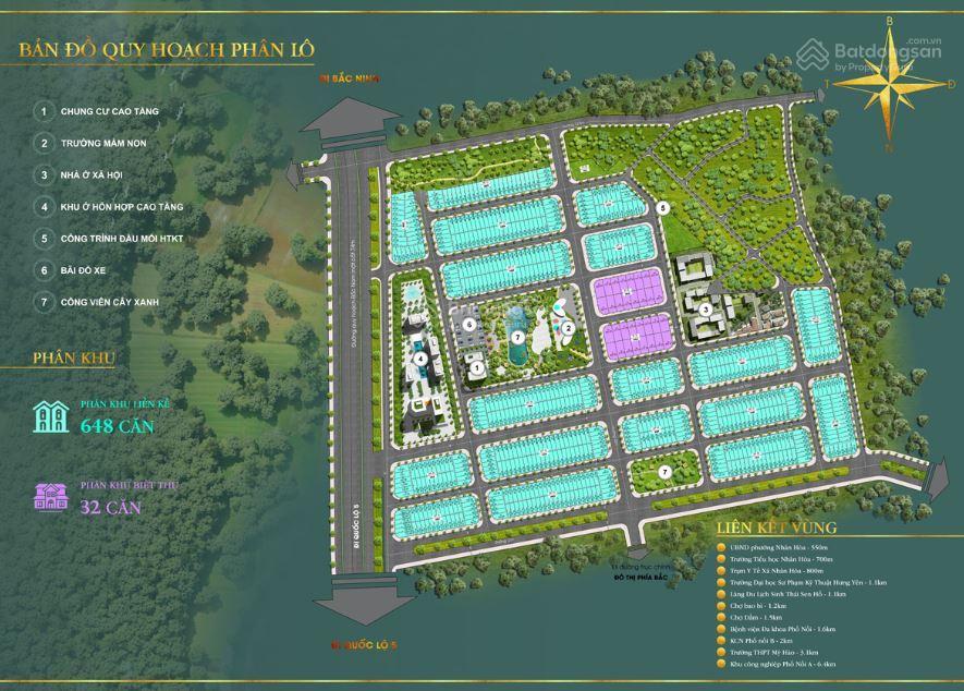 Trực tiếp chủ đầu tư nhận đặt chỗ khu đô thị yên sơn, dự án nhà liền kề, biệt thự đẹp nhất mỹ hào