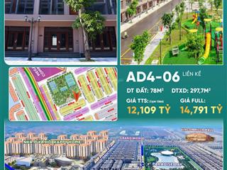 Cần bán căn liền kề 78m2, giá 12 tỷ vay 30 tháng không mất lãi view công viên siêu đẹp