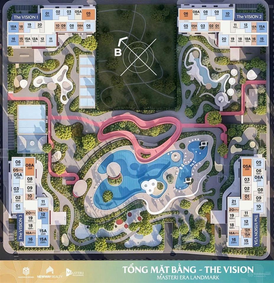 Bán ch 1pn, 1wc, 48m2 tại masteri era landmark, 3,2 tỷ, văn giang, hưng yên